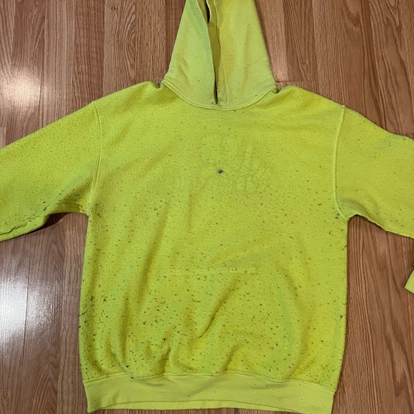 Neon Green Gildan Sweatshirt - Picture 2 of 8